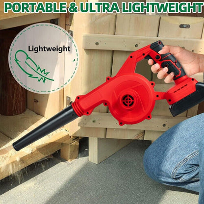 48VF Cordless Leaf Blower Electric Mini Air Lightweight Handheld with 2 Battery