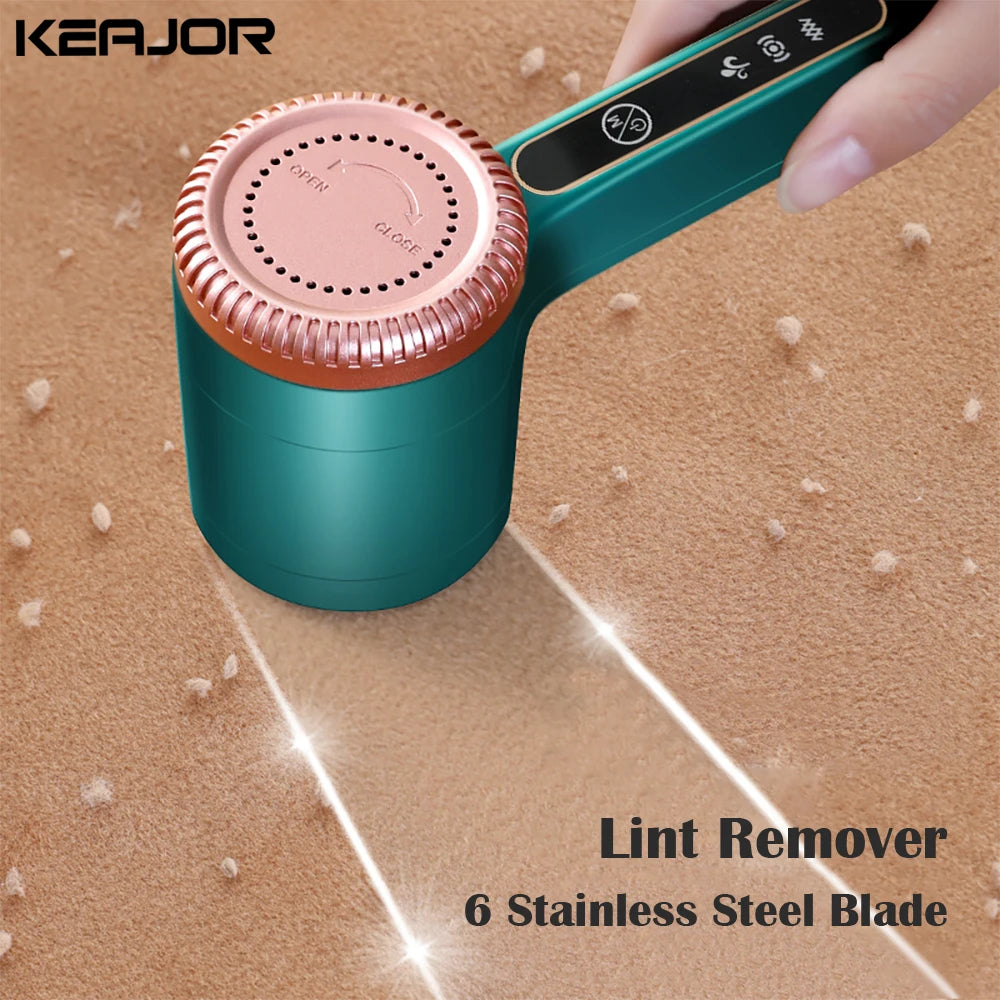 Lint Remover for Clothing Rechargeable Hair Ball Trimmer Fuzz Pellets Clothes Sweater Fabric Shaver Electric Fluff Lint Removers