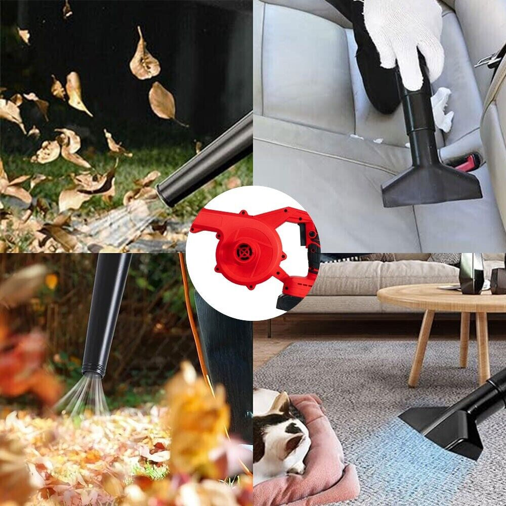 48VF Cordless Leaf Blower Electric Mini Air Lightweight Handheld with 2 Battery