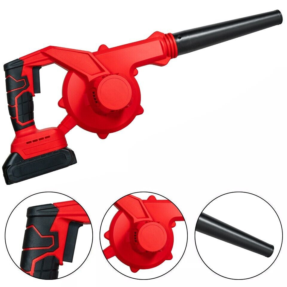 48VF Cordless Leaf Blower Electric Mini Air Lightweight Handheld with 2 Battery